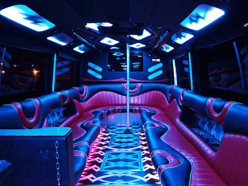 Party bus inside